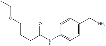 N-[4-(aminomethyl)phenyl]-4-ethoxybutanamide 구조식 이미지