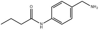 N-[4-(aminomethyl)phenyl]butanamide 구조식 이미지