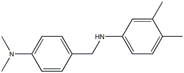 N-{[4-(dimethylamino)phenyl]methyl}-3,4-dimethylaniline Structure
