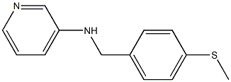 N-{[4-(methylsulfanyl)phenyl]methyl}pyridin-3-amine 구조식 이미지