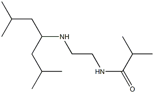 N-{2-[(2,6-dimethylheptan-4-yl)amino]ethyl}-2-methylpropanamide 구조식 이미지