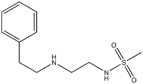 N-{2-[(2-phenylethyl)amino]ethyl}methanesulfonamide Structure