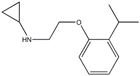 N-{2-[2-(propan-2-yl)phenoxy]ethyl}cyclopropanamine Structure