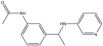 N-{3-[1-(pyridin-3-ylamino)ethyl]phenyl}acetamide Structure