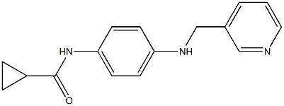 N-{4-[(pyridin-3-ylmethyl)amino]phenyl}cyclopropanecarboxamide Structure