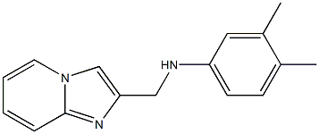 N-{imidazo[1,2-a]pyridin-2-ylmethyl}-3,4-dimethylaniline Structure