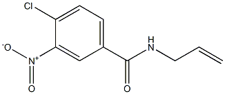 N-allyl-4-chloro-3-nitrobenzamide Structure
