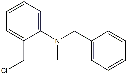 N-benzyl-2-(chloromethyl)-N-methylaniline 구조식 이미지