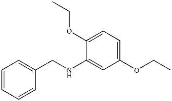 N-benzyl-2,5-diethoxyaniline Structure