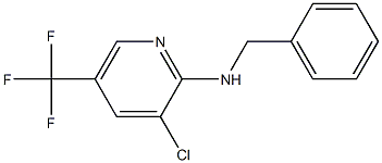 N-benzyl-3-chloro-5-(trifluoromethyl)pyridin-2-amine 구조식 이미지