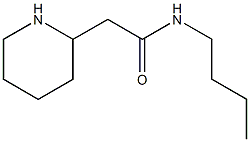 N-butyl-2-(piperidin-2-yl)acetamide Structure