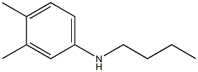 N-butyl-3,4-dimethylaniline 구조식 이미지