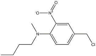 N-butyl-4-(chloromethyl)-N-methyl-2-nitroaniline Structure