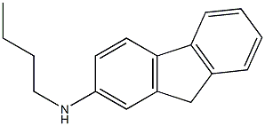 N-butyl-9H-fluoren-2-amine 구조식 이미지