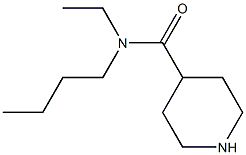 N-butyl-N-ethylpiperidine-4-carboxamide Structure