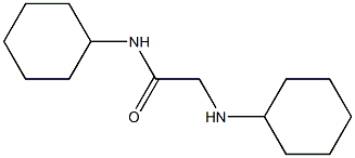 N-cyclohexyl-2-(cyclohexylamino)acetamide 구조식 이미지