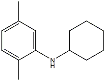 N-cyclohexyl-2,5-dimethylaniline Structure