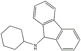 N-cyclohexyl-9H-fluoren-9-amine 구조식 이미지