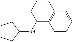 N-cyclopentyl-1,2,3,4-tetrahydronaphthalen-1-amine 구조식 이미지