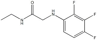 N-ethyl-2-[(2,3,4-trifluorophenyl)amino]acetamide 구조식 이미지