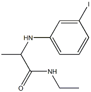 N-ethyl-2-[(3-iodophenyl)amino]propanamide 구조식 이미지