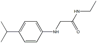 N-ethyl-2-{[4-(propan-2-yl)phenyl]amino}acetamide 구조식 이미지