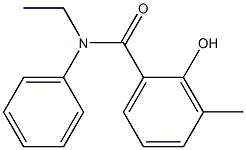 N-ethyl-2-hydroxy-3-methyl-N-phenylbenzamide Structure