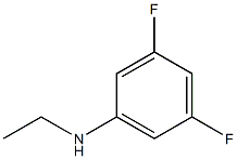 N-ethyl-3,5-difluoroaniline 구조식 이미지