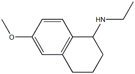 N-ethyl-N-(6-methoxy-1,2,3,4-tetrahydronaphthalen-1-yl)amine Structure