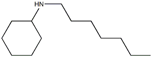 N-heptylcyclohexanamine Structure