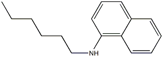 N-hexylnaphthalen-1-amine Structure