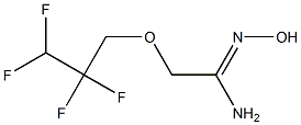 N'-hydroxy-2-(2,2,3,3-tetrafluoropropoxy)ethanimidamide 구조식 이미지