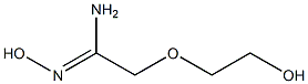 N'-hydroxy-2-(2-hydroxyethoxy)ethanimidamide 구조식 이미지