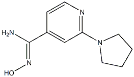 N'-hydroxy-2-pyrrolidin-1-ylpyridine-4-carboximidamide 구조식 이미지