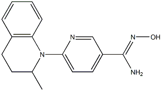 N'-hydroxy-6-(2-methyl-3,4-dihydroquinolin-1(2H)-yl)pyridine-3-carboximidamide Structure