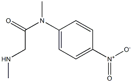N-methyl-2-(methylamino)-N-(4-nitrophenyl)acetamide Structure