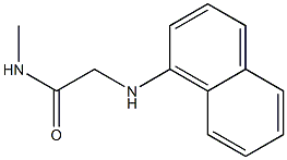 N-methyl-2-(naphthalen-1-ylamino)acetamide 구조식 이미지