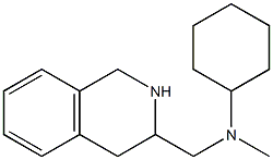 N-methyl-N-(1,2,3,4-tetrahydroisoquinolin-3-ylmethyl)cyclohexanamine 구조식 이미지