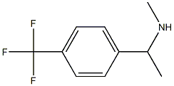 N-methyl-N-{1-[4-(trifluoromethyl)phenyl]ethyl}amine 구조식 이미지