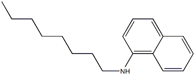 N-octylnaphthalen-1-amine 구조식 이미지