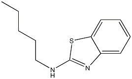 N-pentyl-1,3-benzothiazol-2-amine 구조식 이미지