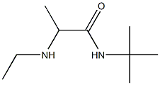 N-tert-butyl-2-(ethylamino)propanamide Structure