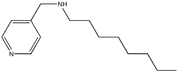 octyl(pyridin-4-ylmethyl)amine Structure