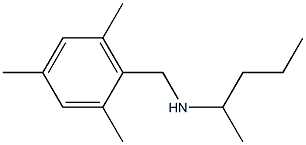 pentan-2-yl[(2,4,6-trimethylphenyl)methyl]amine Structure