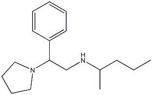 pentan-2-yl[2-phenyl-2-(pyrrolidin-1-yl)ethyl]amine Structure