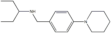 pentan-3-yl({[4-(piperidin-1-yl)phenyl]methyl})amine Structure