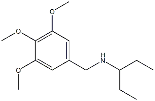 pentan-3-yl[(3,4,5-trimethoxyphenyl)methyl]amine 구조식 이미지