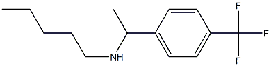 pentyl({1-[4-(trifluoromethyl)phenyl]ethyl})amine Structure