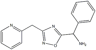 phenyl[3-(pyridin-2-ylmethyl)-1,2,4-oxadiazol-5-yl]methanamine 구조식 이미지