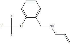 prop-2-en-1-yl({[2-(trifluoromethoxy)phenyl]methyl})amine 구조식 이미지